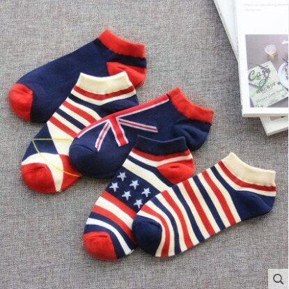 【5-10双】袜子男船袜透气运动短袜吸汗男士袜子夏季防臭运动袜子