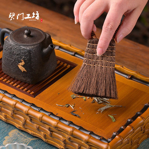 碧门工坊棕刷棕毛刷茶盘扫茶具刷清洁笔鬃毛刷拓碑养壶笔茶道配件