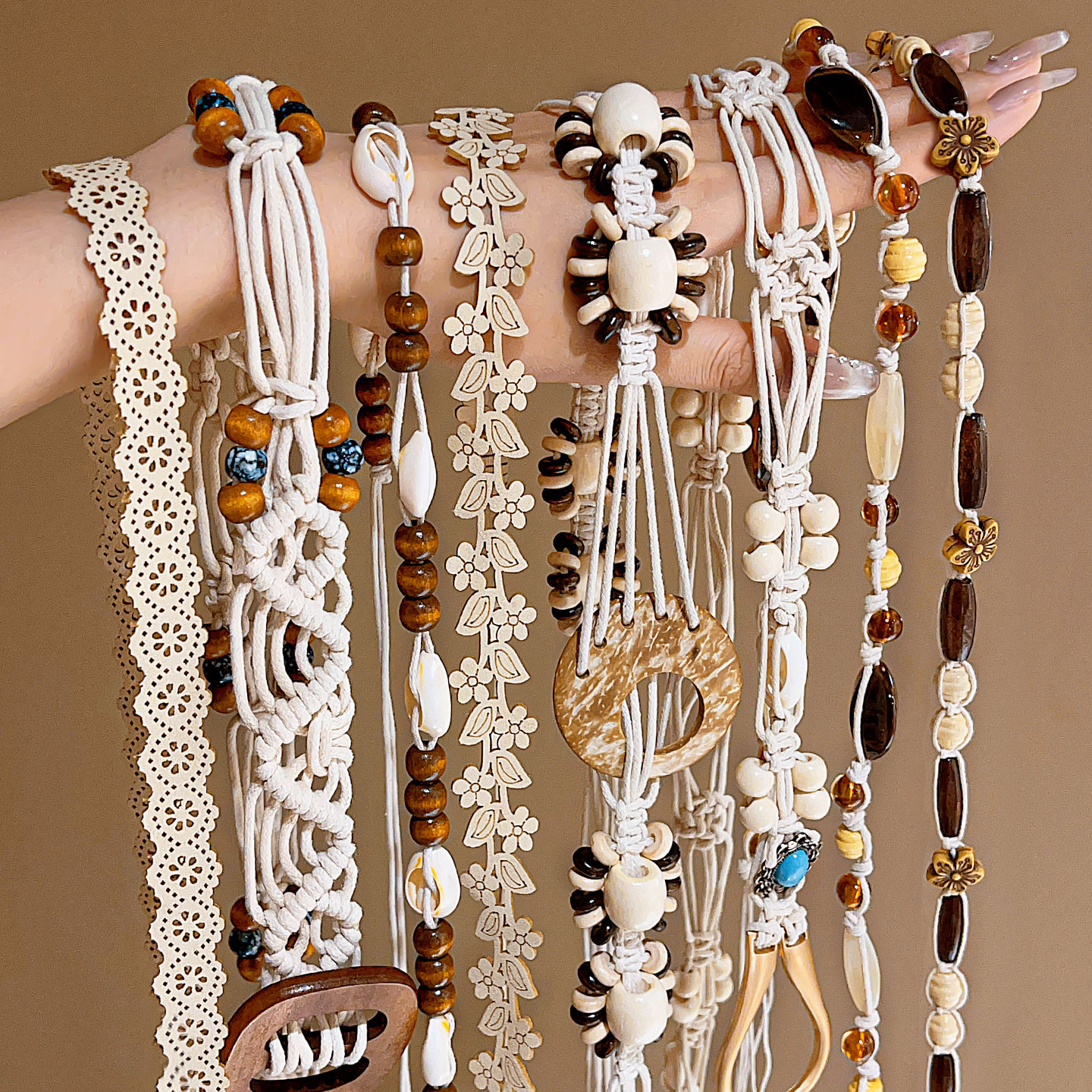 波西米亚民族风腰链高级感2025