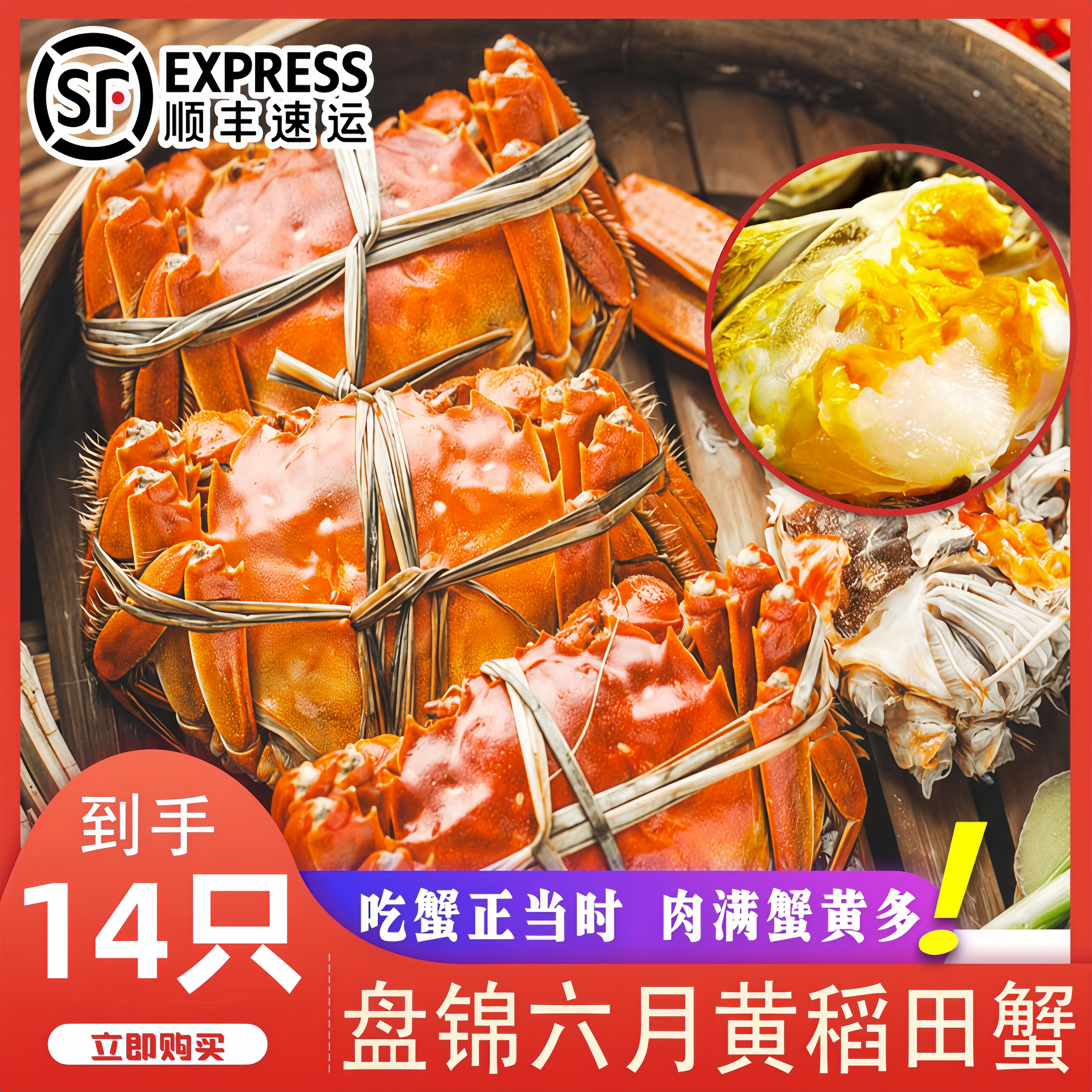 正宗盘锦河蟹大闸蟹礼盒装