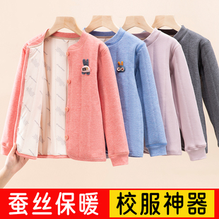儿童保暖衣小棉袄校服神器小学生冬季宝宝加绒加厚中大童棉衣内胆