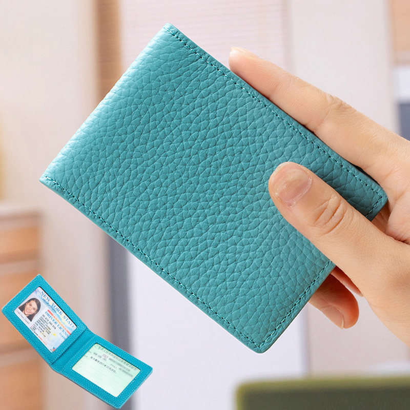 真皮证件包女超薄卡包驾驶证行驶证皮套二合一卡套男新款头层牛皮