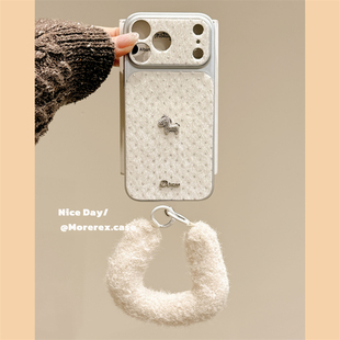 MoreRex 高级感ins立体水钻飞马适用苹果17手机壳iphone16promax新款15pro腕带挂绳14防摔保护套13简约17女款