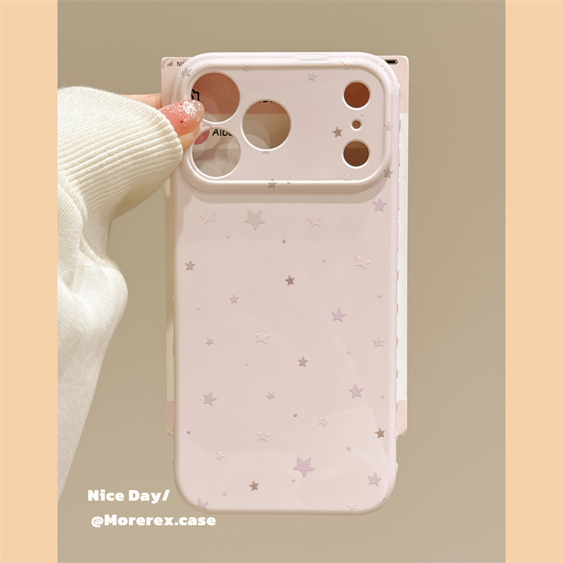 MoreRex ins风小众极简星星花朵适用苹果17手机壳iphone16promax新款15pro全包14防摔保护套13高颜值17超火女