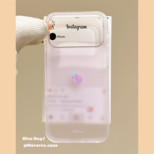 MoreRex ins风半透磨砂水果涂鸦适用苹果17手机壳iphone16promax新款17pro全包14防摔保护套13女15独特超好看