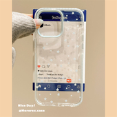 14透明13防摔保护套16pro女款 MoreRex 韩风ins小众简约五角星适用苹果15手机壳创意iphone16promax新款 高级感