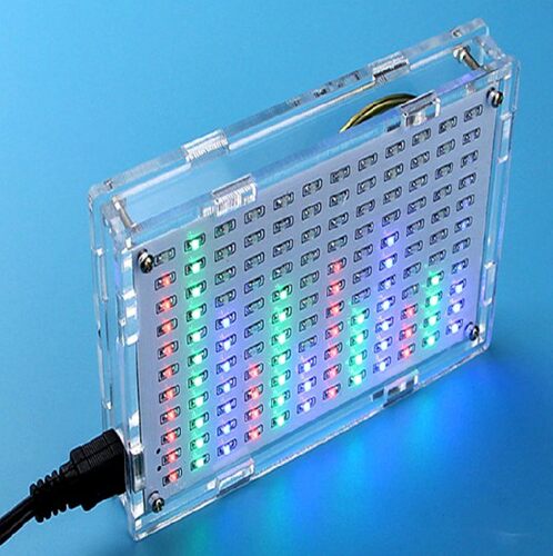 LED音乐频谱显示制作套件 实训电子套件电子DIY制作散件 12*11FFT