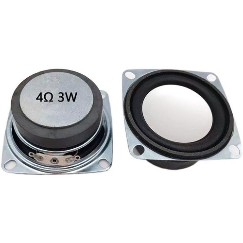 扬声器4欧3W喇叭 2寸亮盆 直径50mm 全频喇叭迷你小音箱配件圆形
