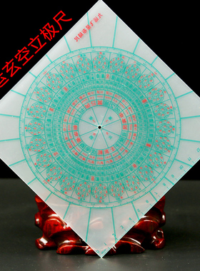 玄空飞星高精度二十四山立极尺