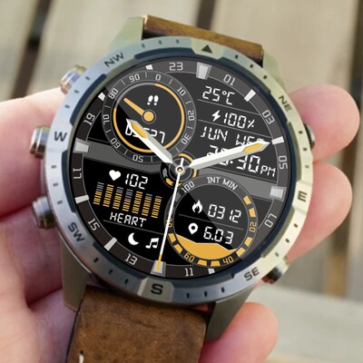 彬格新款华强北WATCH PRO智能手表运动防水心率血压血氧蓝牙