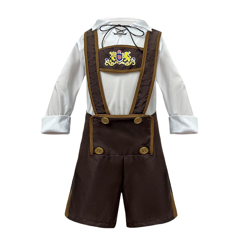 万圣节儿童德国啤酒服六一儿童演出服男文化节艺术表演服传统服装
