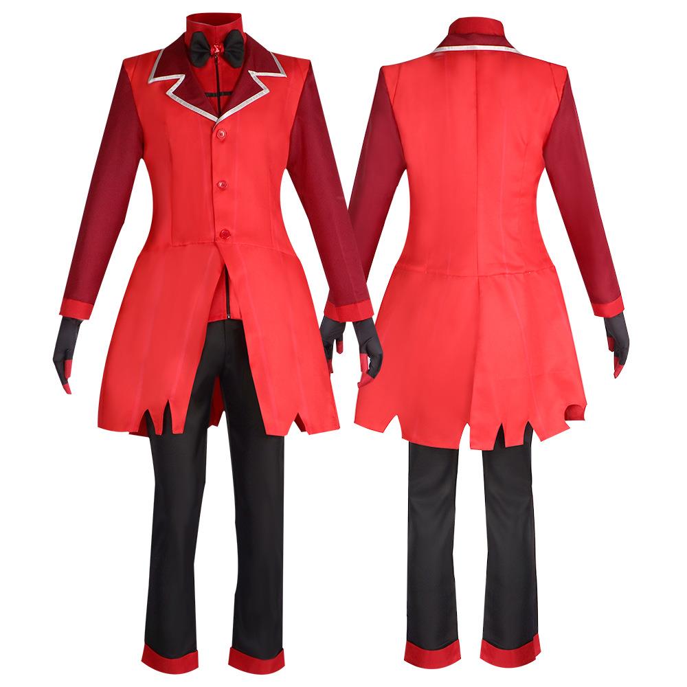 地狱客栈cos服 极恶老大Blitzo 阿拉斯托主播cosplay万圣节表演服