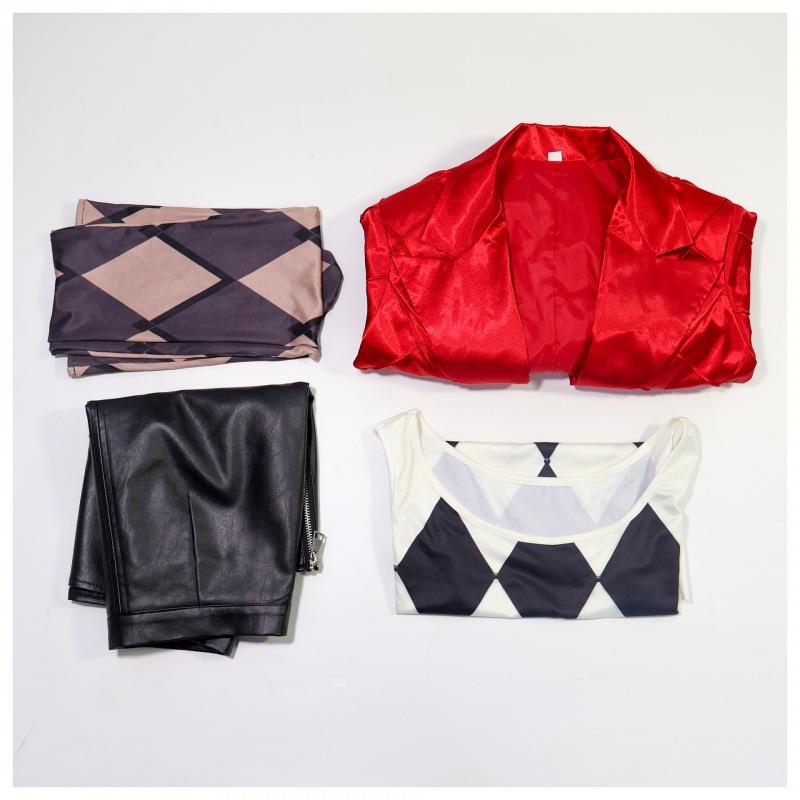 lady gaga小丑女哈莉奎因cos服 万圣节小丑女cosplay服装货源