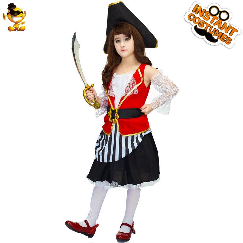 小女孩海盗服装演出服化妆舞会派对衣服万圣节cosplay服装