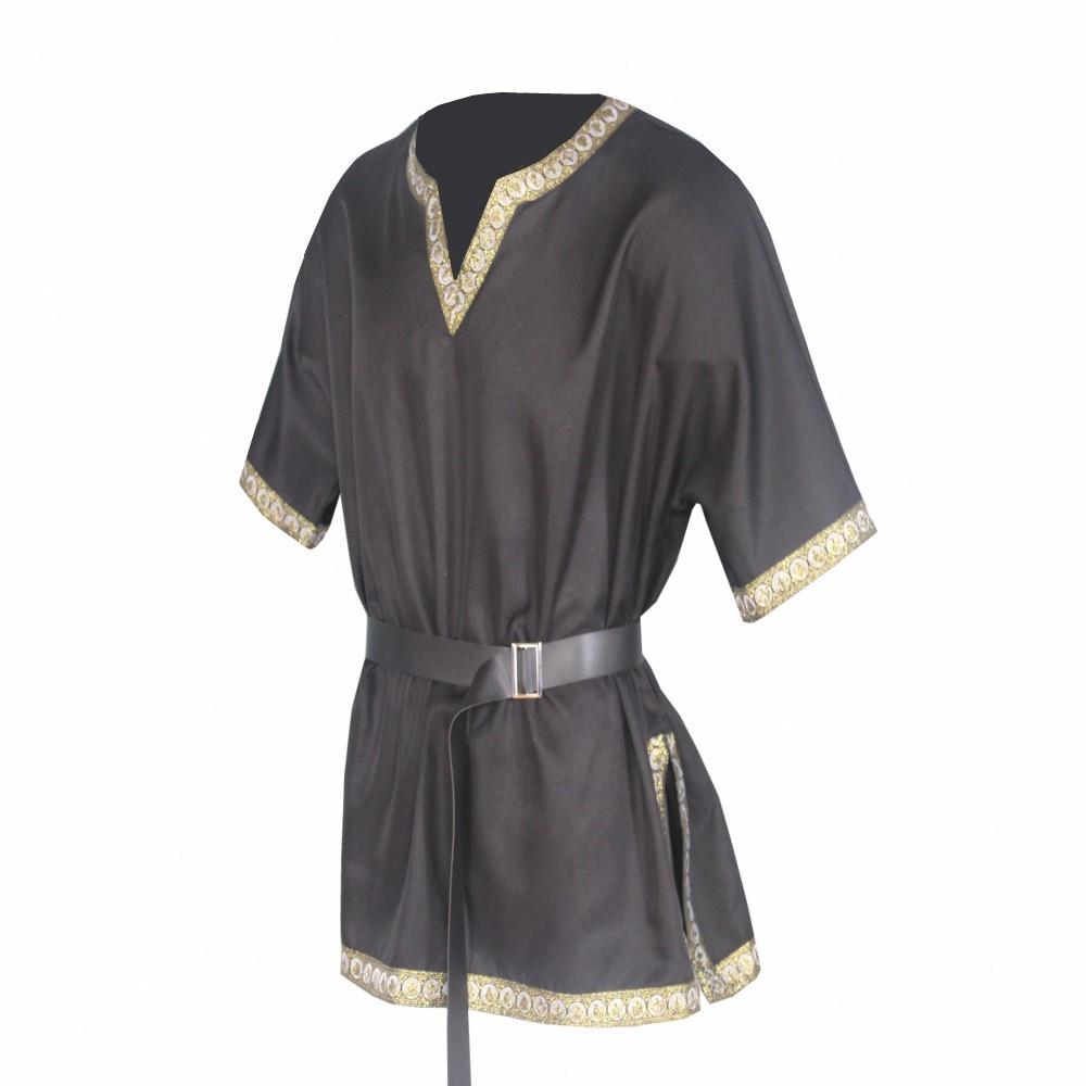 2018欧美wish新款短袖V领COS演出服中世纪服装