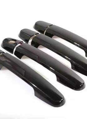 适用于威驰VIOS VITZ YARIS 14-20款拉手车门把手门碗碳纤纹装饰