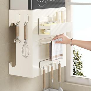 热水器遮挡罩磁吸燃气管道挂炉装饰厨房天然气壁挂遮丑柜置物架