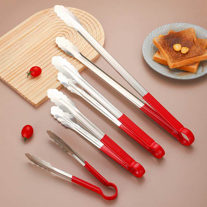 食品夹不锈钢面包夹厨房油炸防烫加长加厚烤肉夹子餐厅菜夹烘焙用