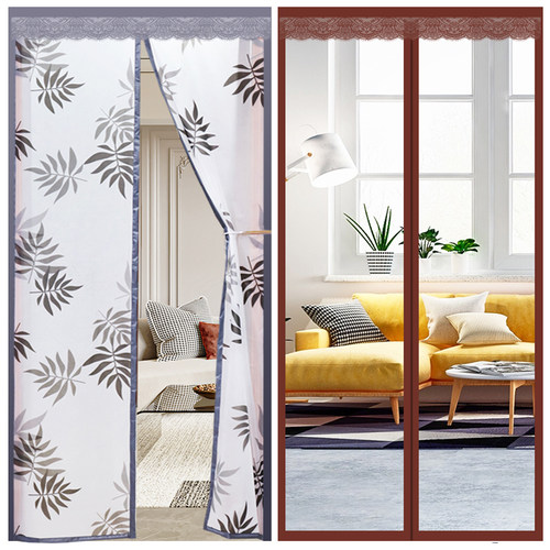 挡风防冷气厨房磁铁透明空调门帘