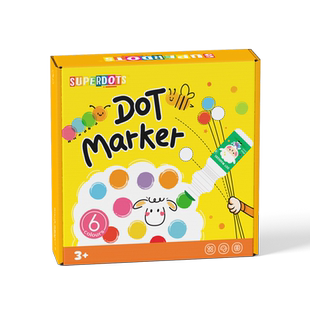 点点笔涂鸦套装宝宝水彩笔3岁安全可水洗幼儿园2岁早教绘画专用儿童彩色笔画画涂色笔可擦水溶性彩笔小女孩