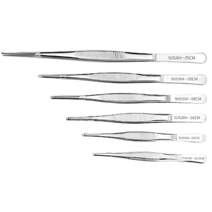 医用不锈钢镊子敷料镊加厚加长手术医疗器械组织镊夹工具维修捏子