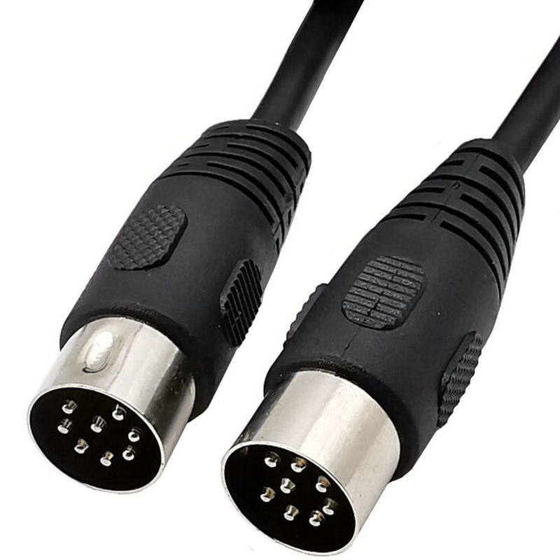 8芯大DIN 8Pin 公大din 8p连接线 din 8pin 公对公信号连接线