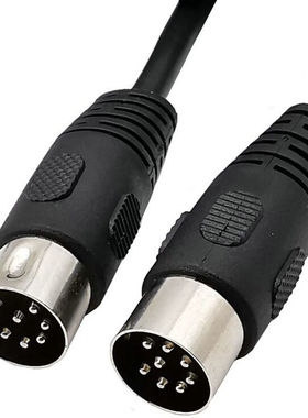 8芯大DIN 8Pin 公大din 8p连接线 din 8pin 公对公信号连接线