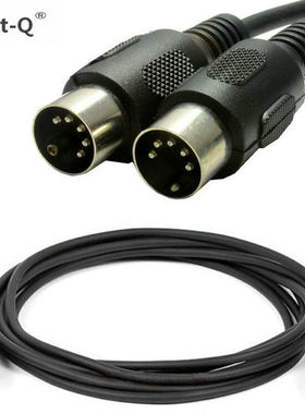 DIN5P双公头线,大5P连接线 美容器械配线 舞台雾化机线