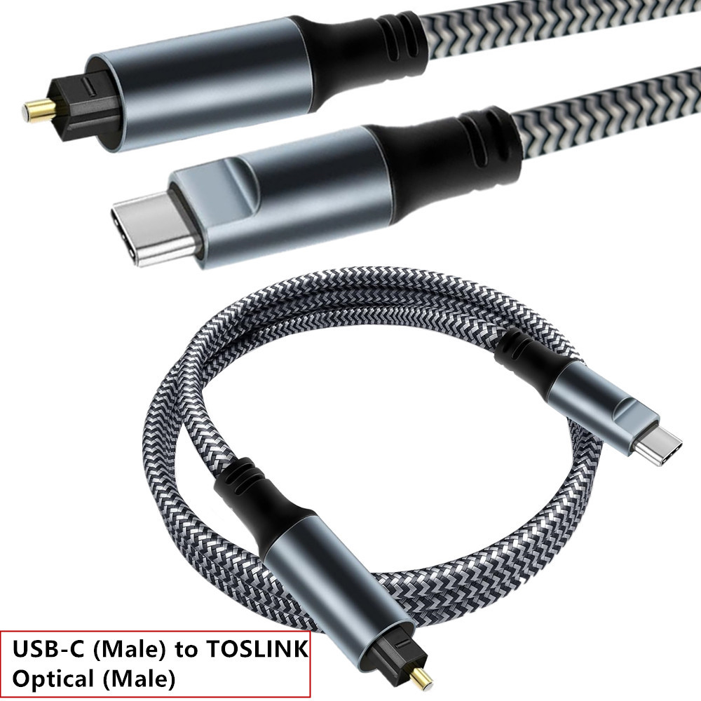铝合金type-c公对TOSLINK光纤公 数字音频输出的USB-C设备SPDIF