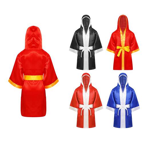 拳击带袖连帽男女战袍披风