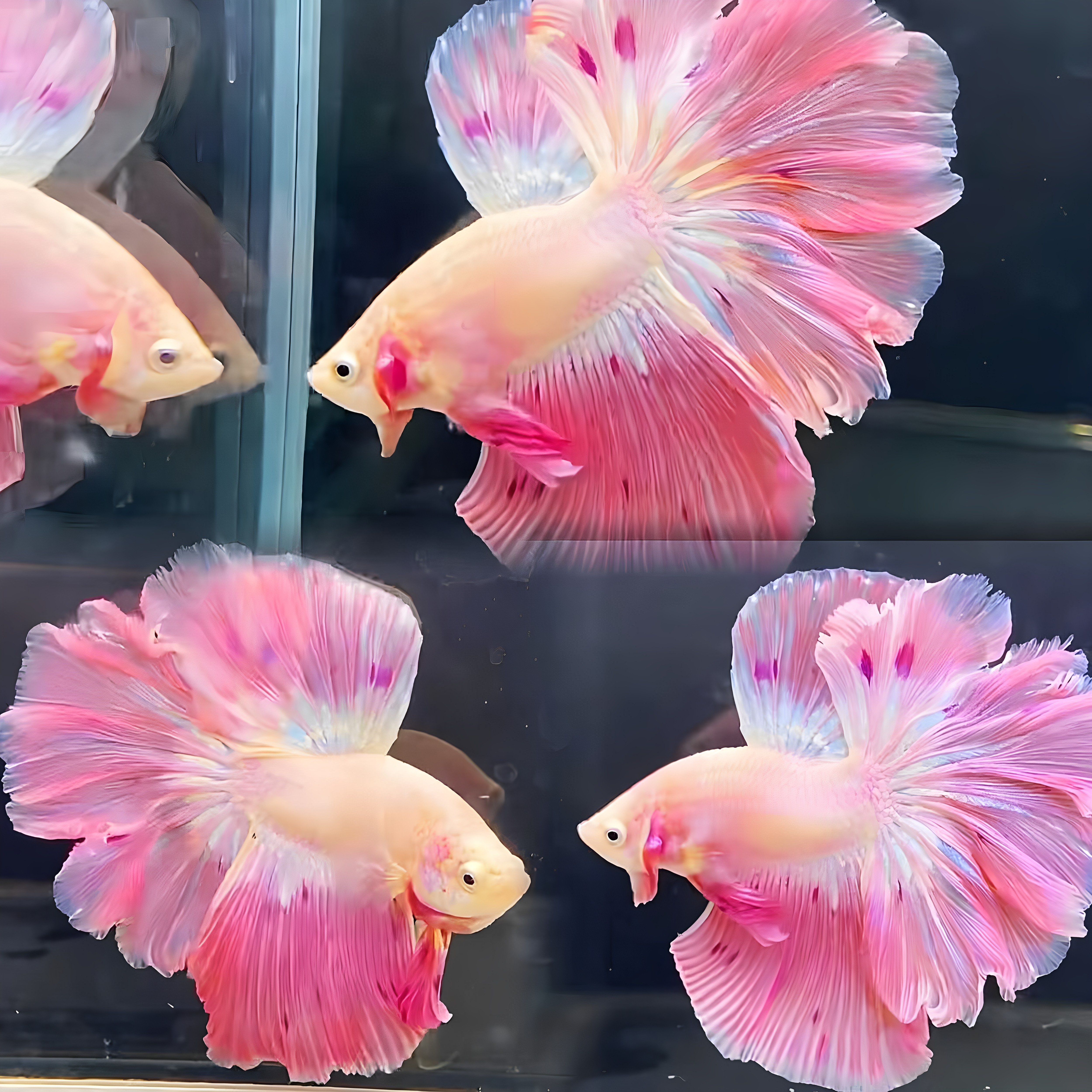 泰国斗鱼观赏鱼苗金鱼淡水热带鱼无需打氧好养耐活体小型宠物鱼