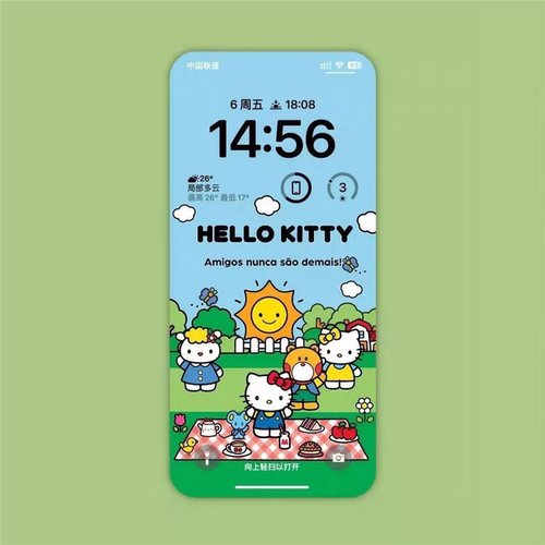 99套哈喽凯蒂Kitty猫2k超高清图片 可爱风iPhone手机壁纸大合集