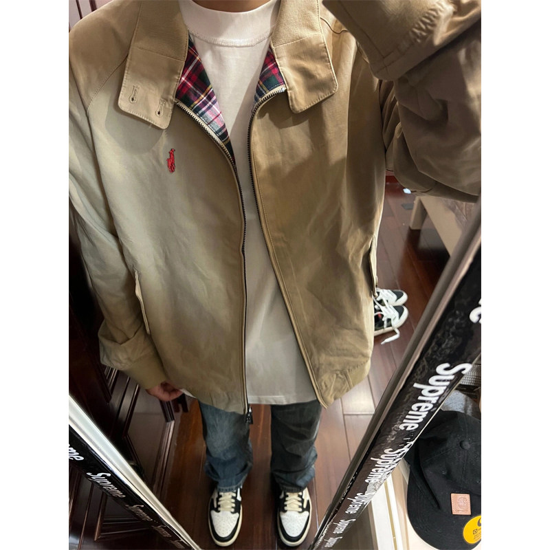 아메리칸 레트로 자수 재킷 트렌디 브랜드 유럽과 미국의 스트리트 G9 해링턴 재킷 남성 클린핏 캐주얼 탑