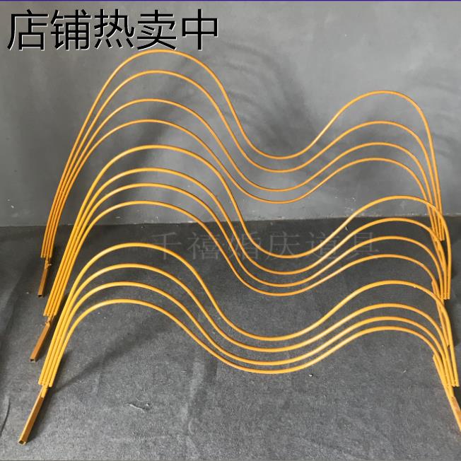 新款婚庆道具假山半壁江山摆件舞台背景装饰路引中式婚礼铁艺架子