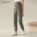 孕期居家外出休闲腰灯笼打底裤 孕妇裤 运动裤 外穿束脚裤 子 子春秋季