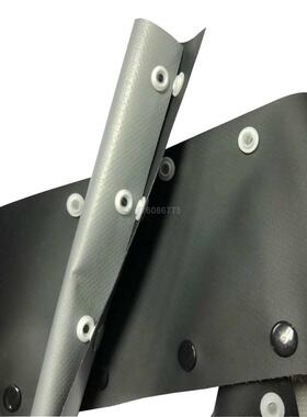 HPC100电线电缆包布钮扣式结束带FBT25套管理线布线黑灰双色包邮