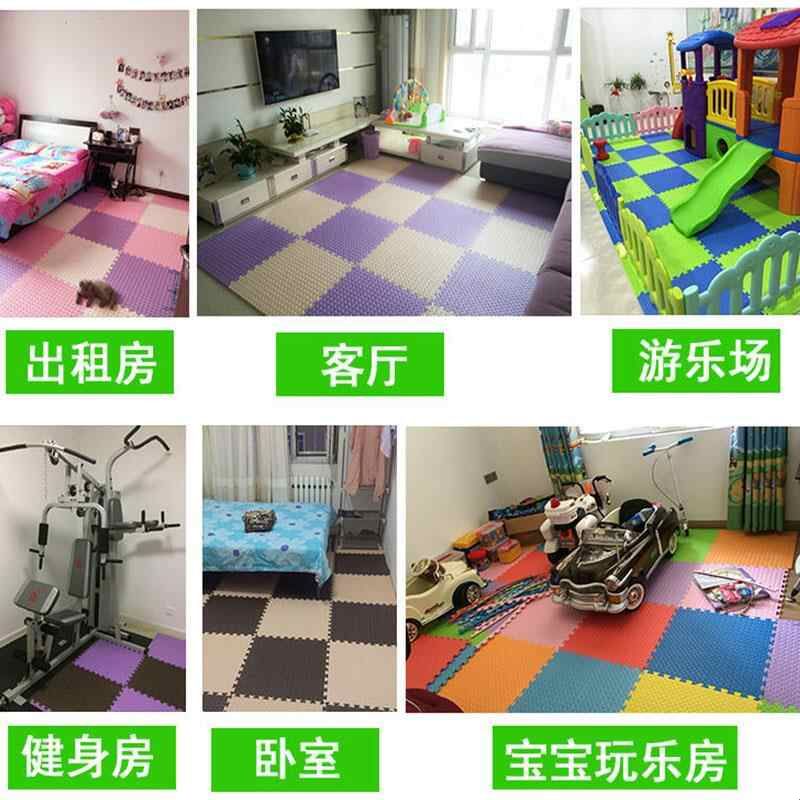 泡沫垫大整块加厚地板垫6060拼接拼图地垫家用海绵垫铺地面的垫子