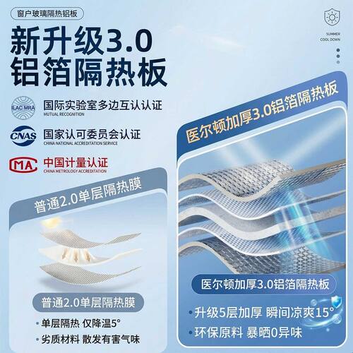 隔热棉保温棉屋顶珍珠棉窗户阳光房楼顶铝箔防水防晒全遮光隔热膜