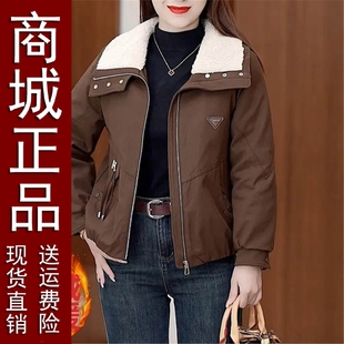 新款 加绒加厚外套女2025冬装 独特漂亮保暖 小个子巨好看 好品推荐