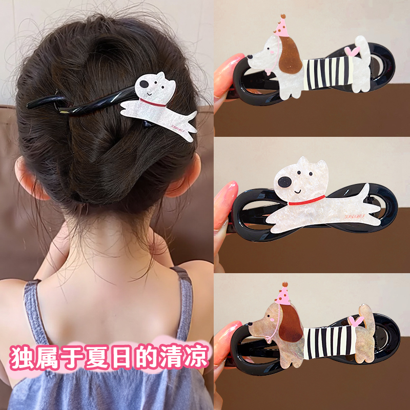 后脑勺盘发夹一字夹鲨鱼夹碎发夹