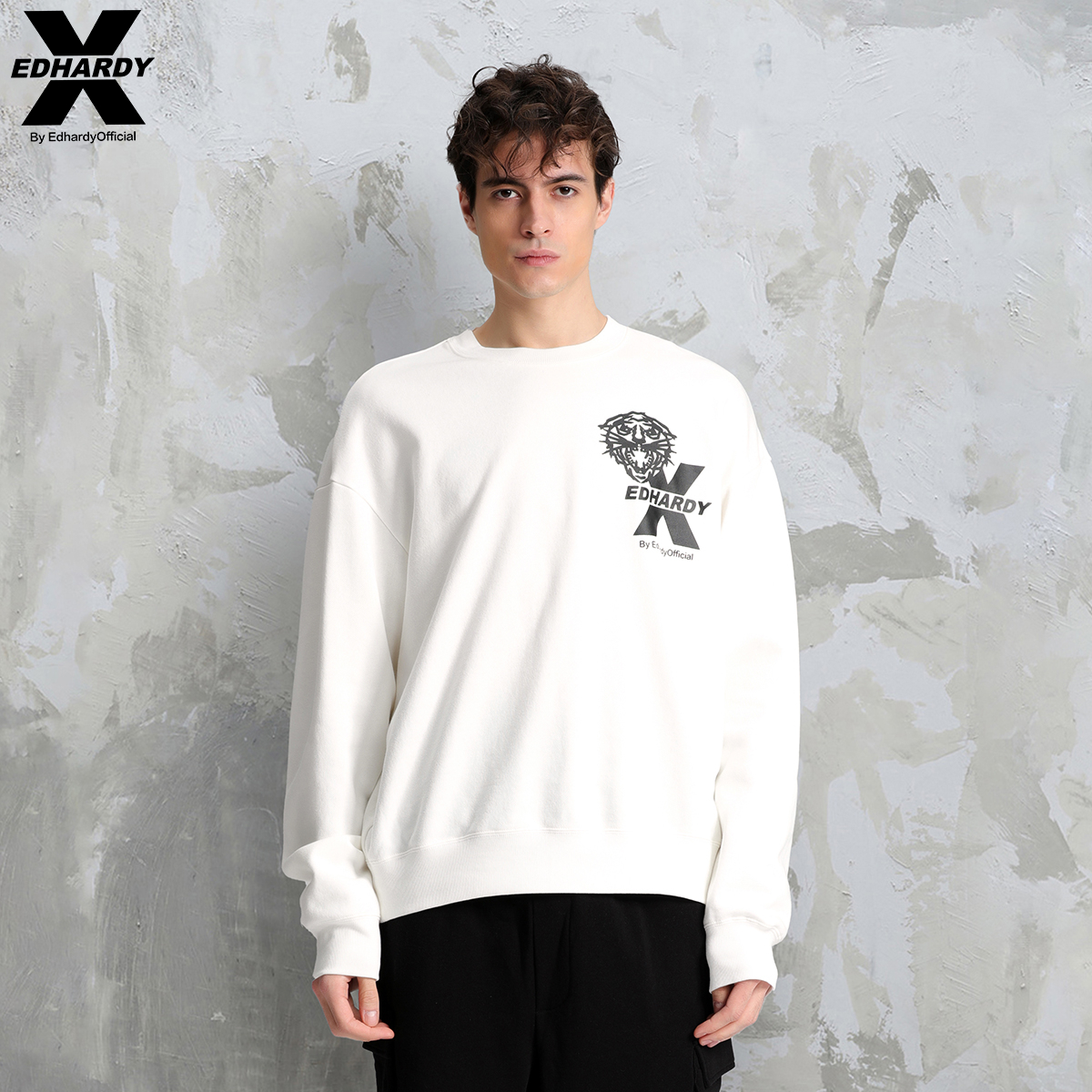 印花卫衣EdHardyX打底衫