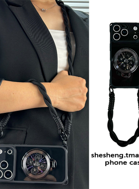 创意文字风生水起旋转支架适用一加15/13/12手机壳1+ace斜挎挂绳Ace6/5/3/2手拎t3V/2V四角挂孔Pro个性防摔软