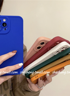 ins韩风纯色软壳oppo RENO/7/6/5/4/3手机壳pro磨砂se液态硅胶R17全包R15男女款R15x/K1简约K9防摔保护套时尚