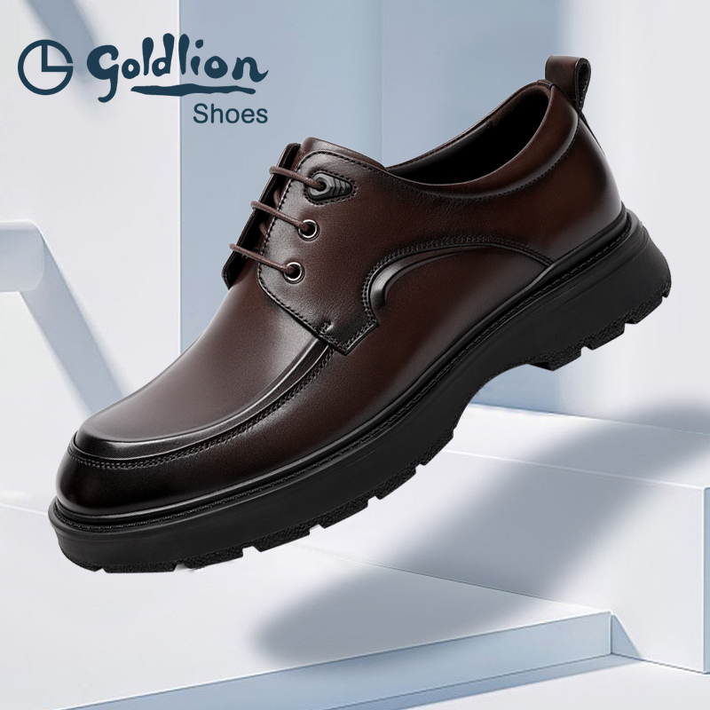 金利来经典通勤真皮正装皮鞋