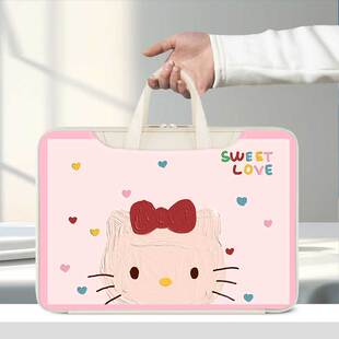 适用希沃学习机W3/W3Pro手提包16英寸大屏平板W2/W1学生电脑包大容量V2pro13寸可爱防摔保护套12.2卡通收纳袋