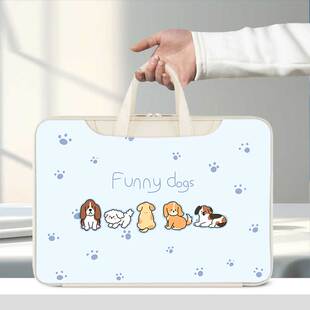 适用作业帮学习机T30手提包粉色可爱卡通12.7英寸T35学练机收纳袋ZPD1271/1202防震防摔p20平板电脑包大容量