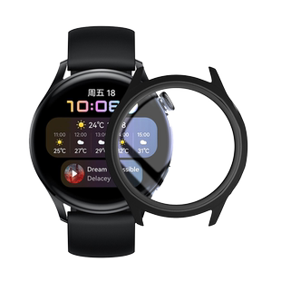 适用于华为watch3保护壳watch3pro保护套全包new壳膜一体磨砂保护膜防摔watch3表套智能手表配件表盘表壳表带