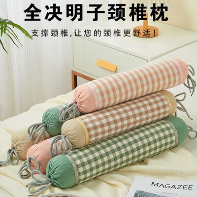 全荞麦决明子热敷护颈圆柱枕