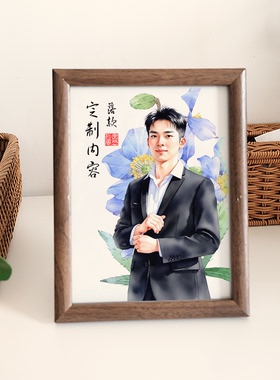 公司送员工diy定制照片相框企业客户同事生日入职周年创意礼物