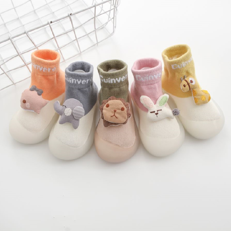 儿童卡通风动物防滑透气学步鞋